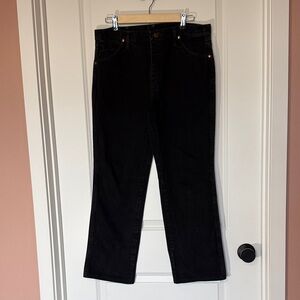 Wrangler Black Cotton Jeans